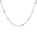 Halskette 4,2 mm 40 + 3 cm Silber rhodiniert