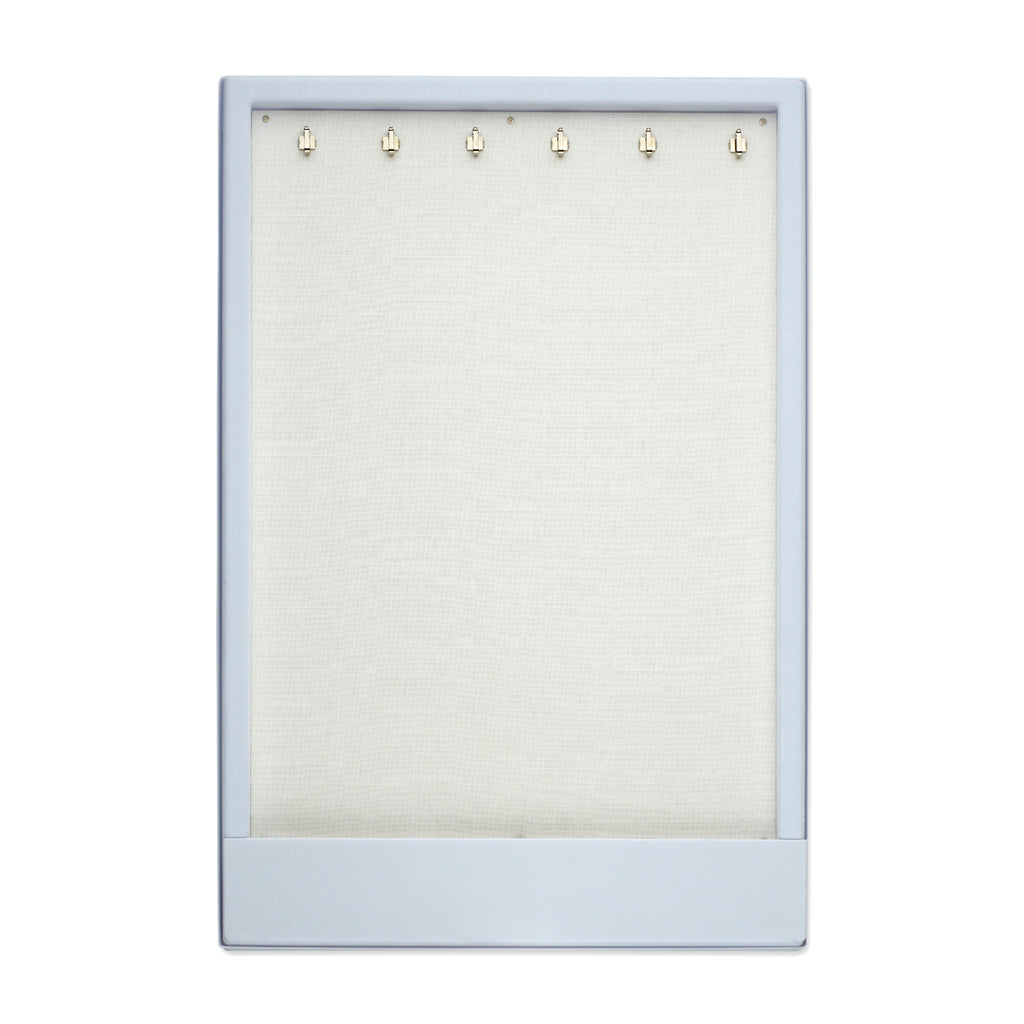 opmaaktray carrousel 330 x 220 mm wit met zilverkleurige haakjes pos materialen