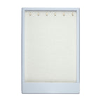opmaaktray carrousel 330 x 220 mm wit met zilverkleurige haakjes pos materialen
