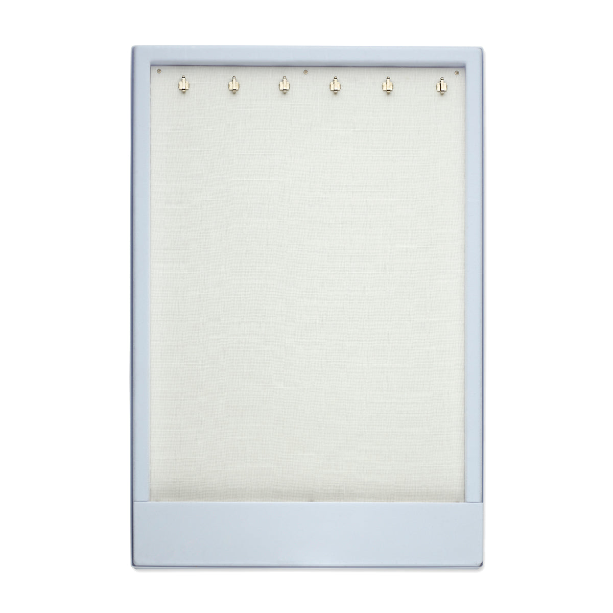opmaaktray carrousel 330 x 220 mm wit met zilverkleurige haakjes pos materialen