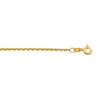 Ankerdiamantiert 1,7 mm Doublé 10/000 (gelb)