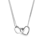 forever connected Collier 40 + 5 cm Silber rhodiniert