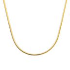 collier gourmette 4 mm 40 + 4 cm 3 micron zilver verguld (geel)