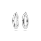 oorringen 6,0 mm ronde buis zilver gerhodineerd