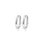 klapoorringen buis 2 mm zilver gerhodineerd
