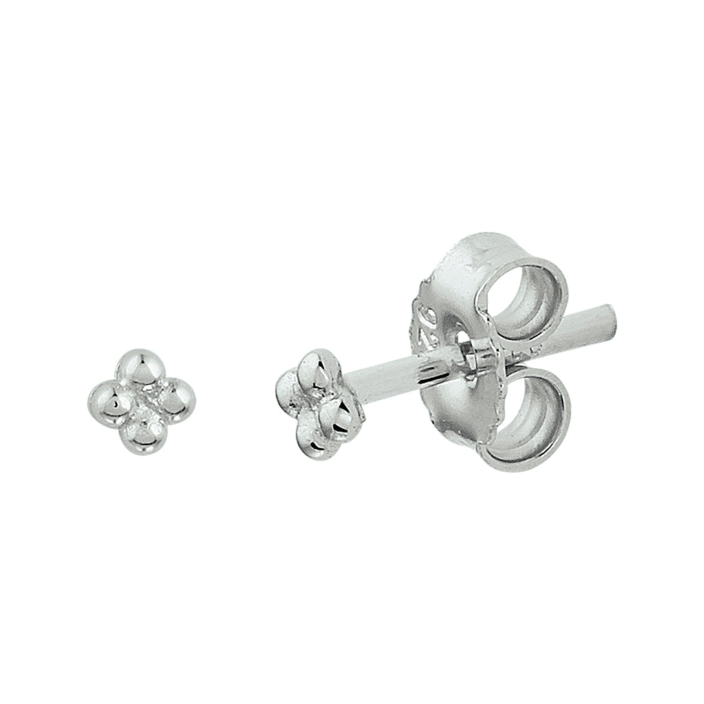 Ohrstecker Silber rhodiniert