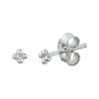 Ohrstecker Silber rhodiniert