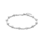 Armband Zirkonia 5,0 mm 18,5 cm Silber rhodiniert