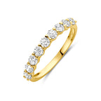 ring zirkonia 14K geelgoud