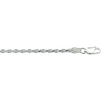 Kordel diamantiert 2,8 mm silberweiß