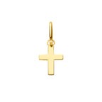 hanger kruis 7,5 mm 14K geelgoud