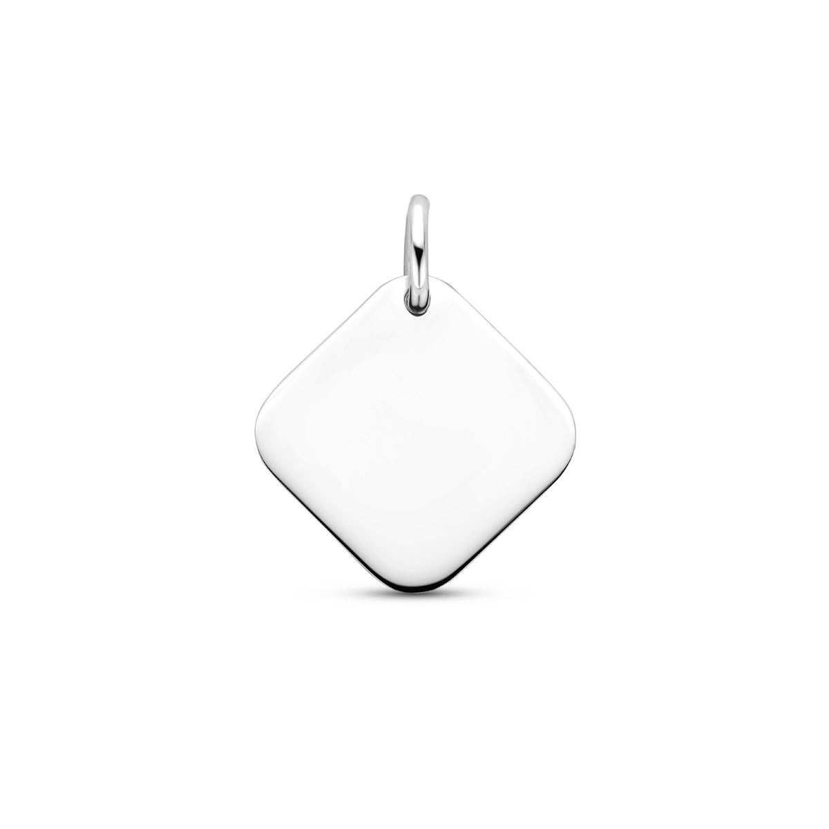 graveerhanger 15 mm zilver gerhodineerd