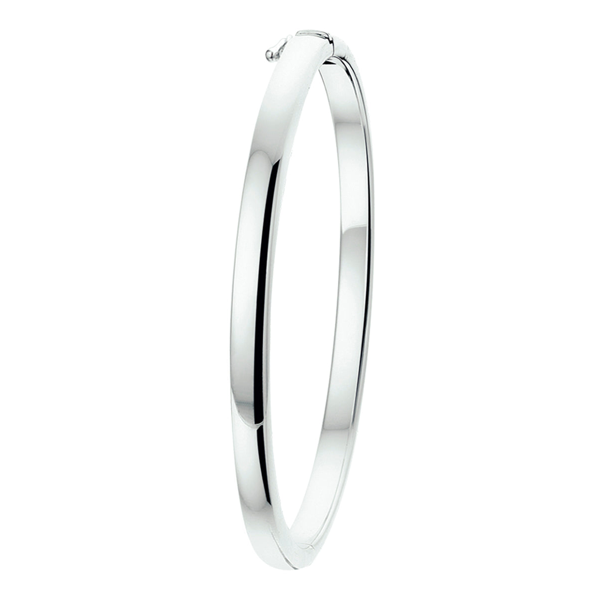bangle scharnier bolle buis 4 x 60 mm zilver wit