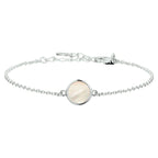 Armband Perlmutt 17 + 2 cm Silber rhodiniert