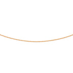 collier anker plat 0,8 mm 41 - 43 - 45 cm 14K roségoud
