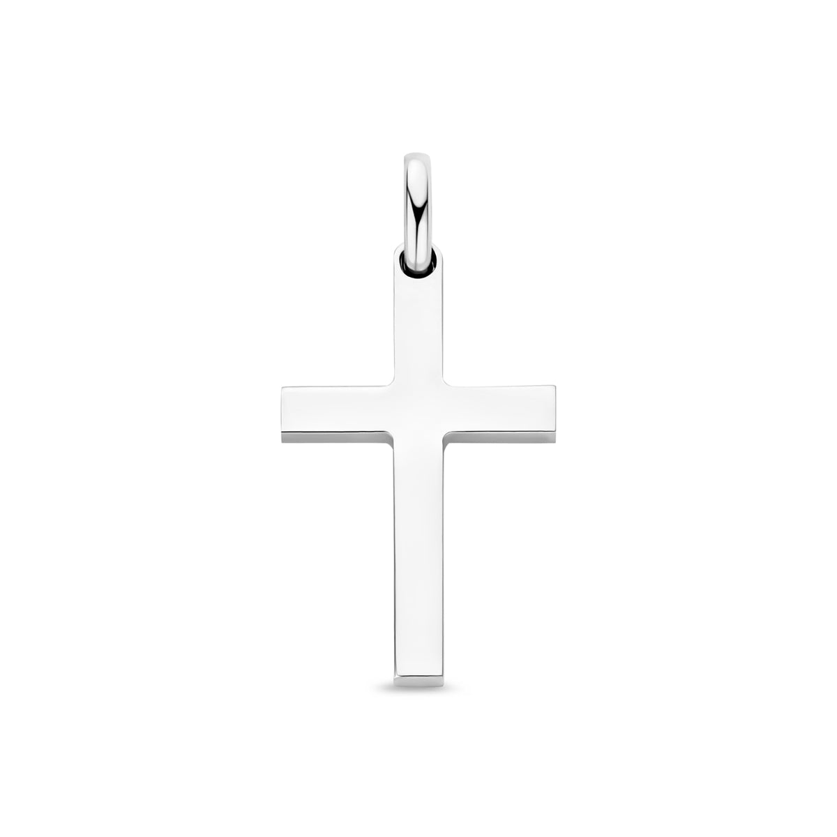 Anhänger Kreuz Silber rhodiniert