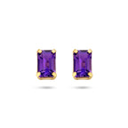 Ohrstecker Amethyst 14K Gelbgold