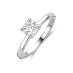 ring zirkonia zilver gerhodineerd