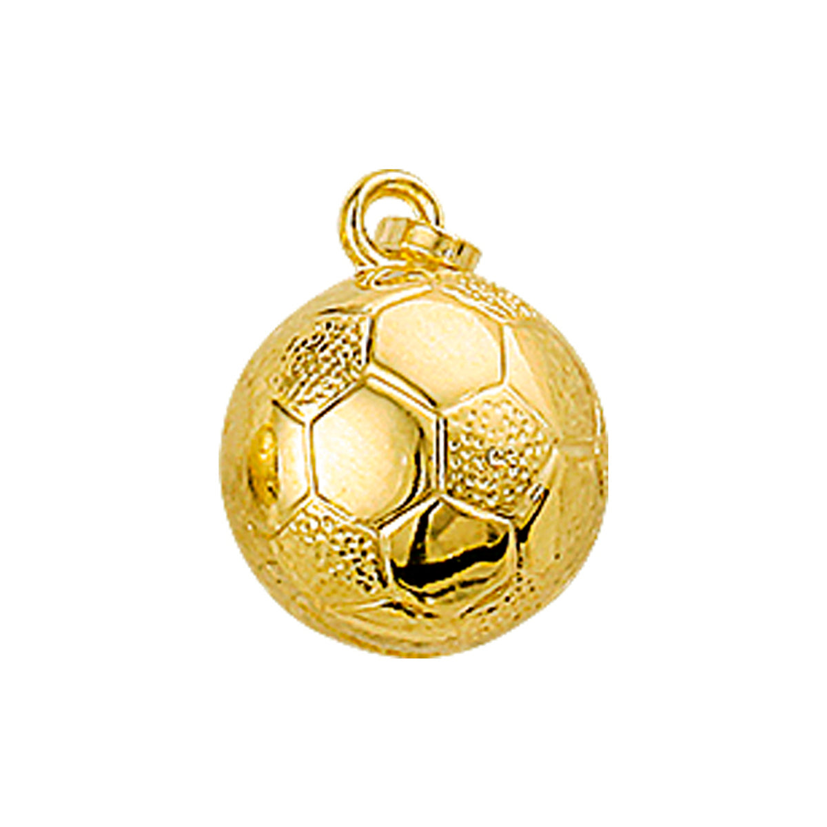 hanger voetbal 14K geelgoud