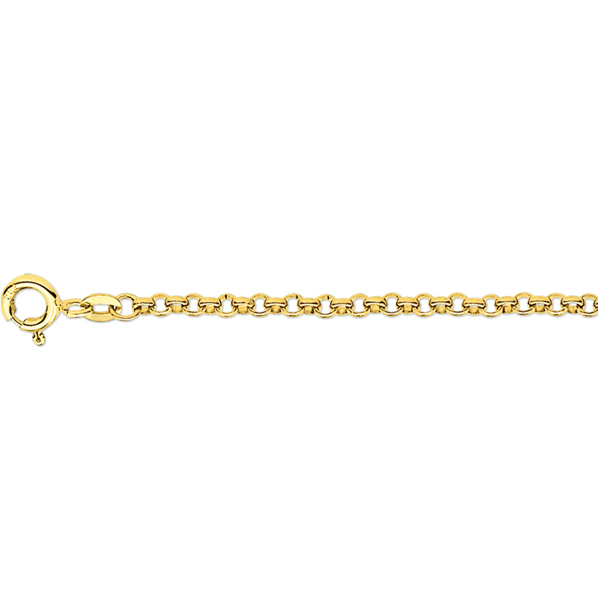 armband jasseron 2,5 mm 14K geelgoud