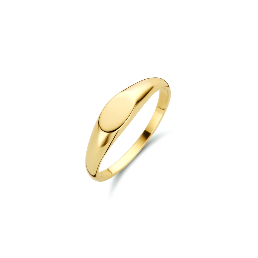 Gravurring 14K Gelbgold