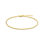 Armband Venezianer Ionenplattierung 1,5 mm 19 + 2 cm Edelstahl