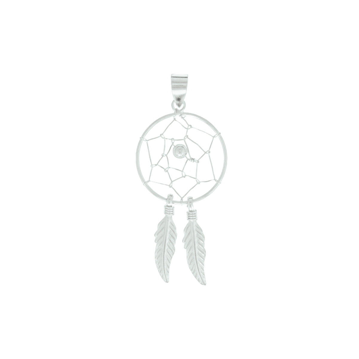 hanger dromenvanger zilver gerhodineerd