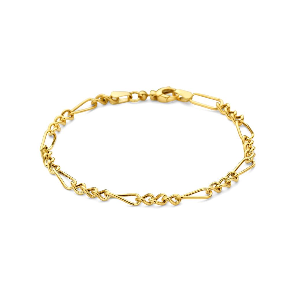 9K Armband 4 mm 18,5 cm 9K Gelb