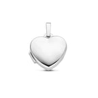 medaillon hartje 10 mm zilver gerhodineerd