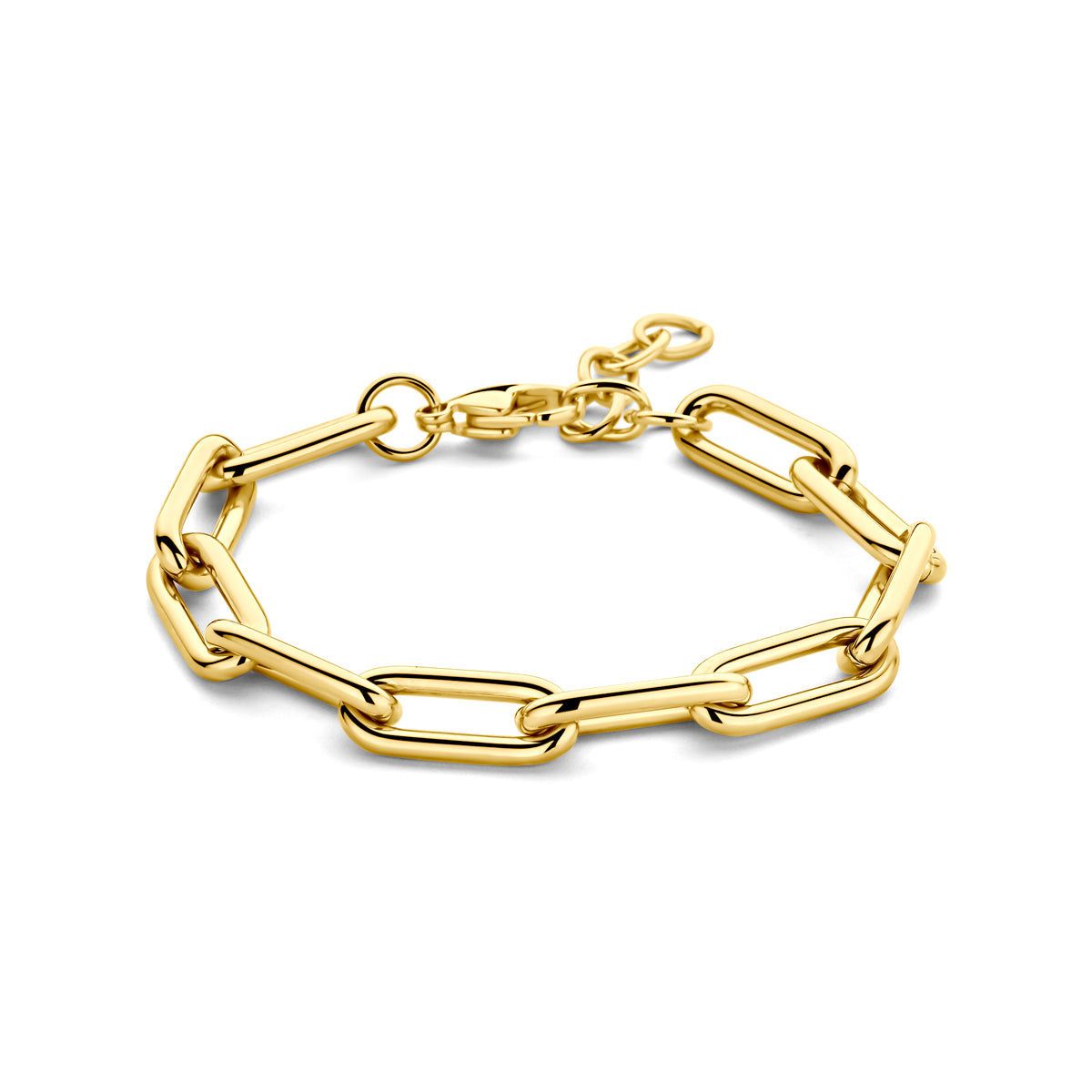 Armband Ionenplattierung 8 mm 17 + 3 cm Edelstahl
