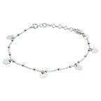 Armband Kreise 16 + 3 cm Silber rhodiniert