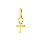 hanger ankh kruis 20 mm 14K geelgoud