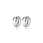 klapoorringen 12 mm 14K witgoud
