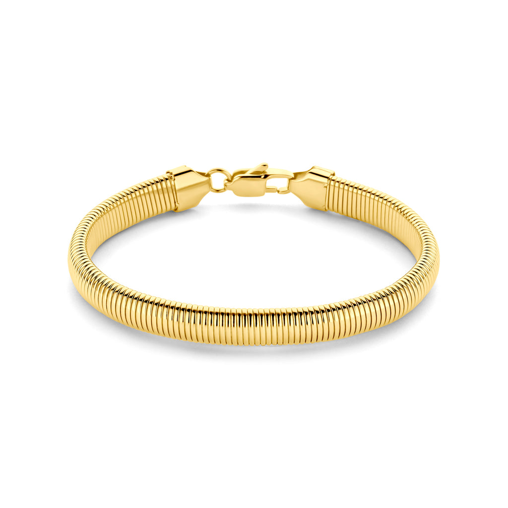 Armband Ionenplattierung 8 mm 19 cm Edelstahl