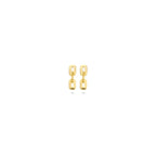 oorknoppen schakel 7 mm 14K geelgoud