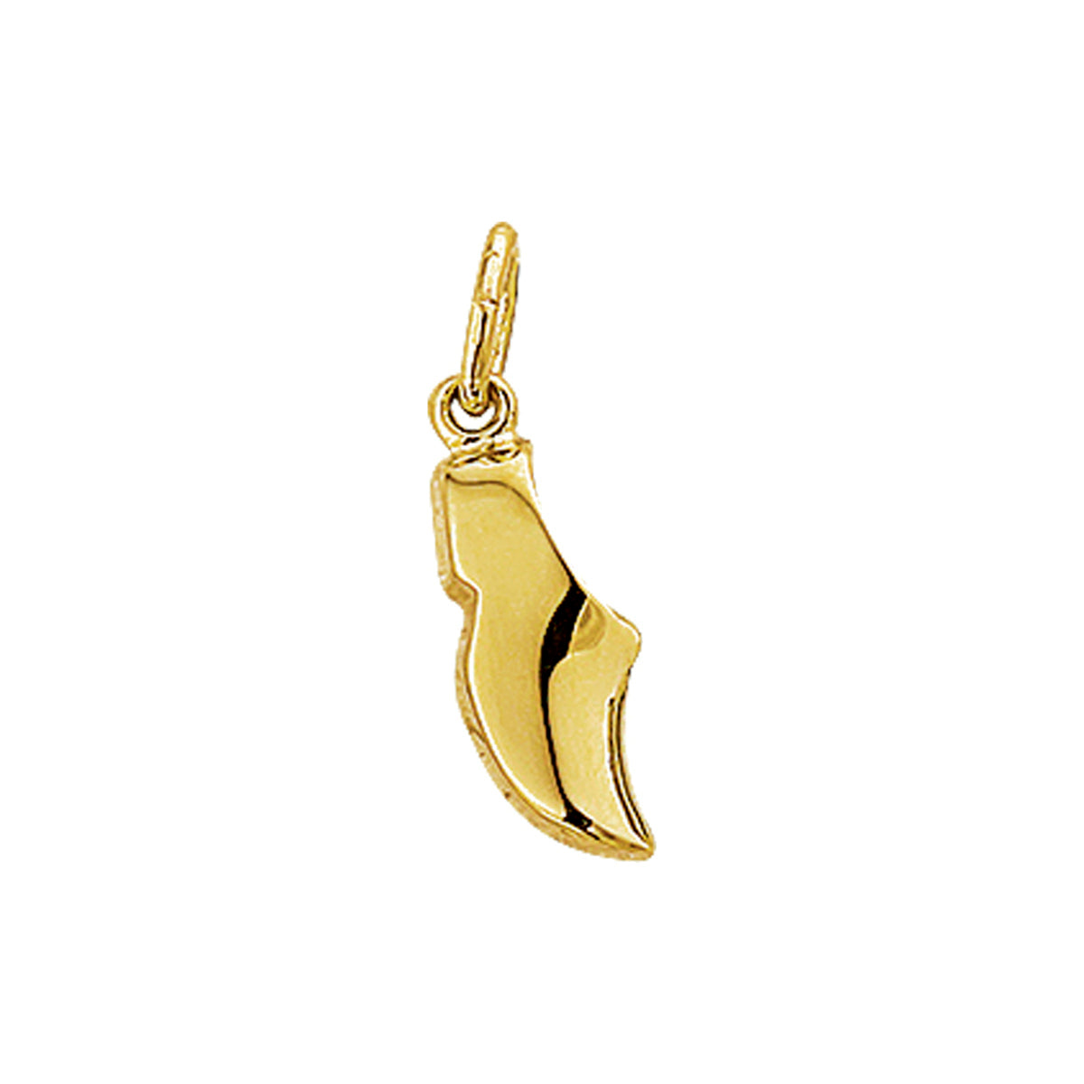 Anhänger Clog 14K Gelbgold