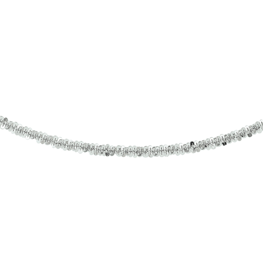 Halskette 3,0 mm 45 cm Silber rhodiniert