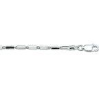 Armbandrohre 2,0 mm 18 cm Silber rhodiniert