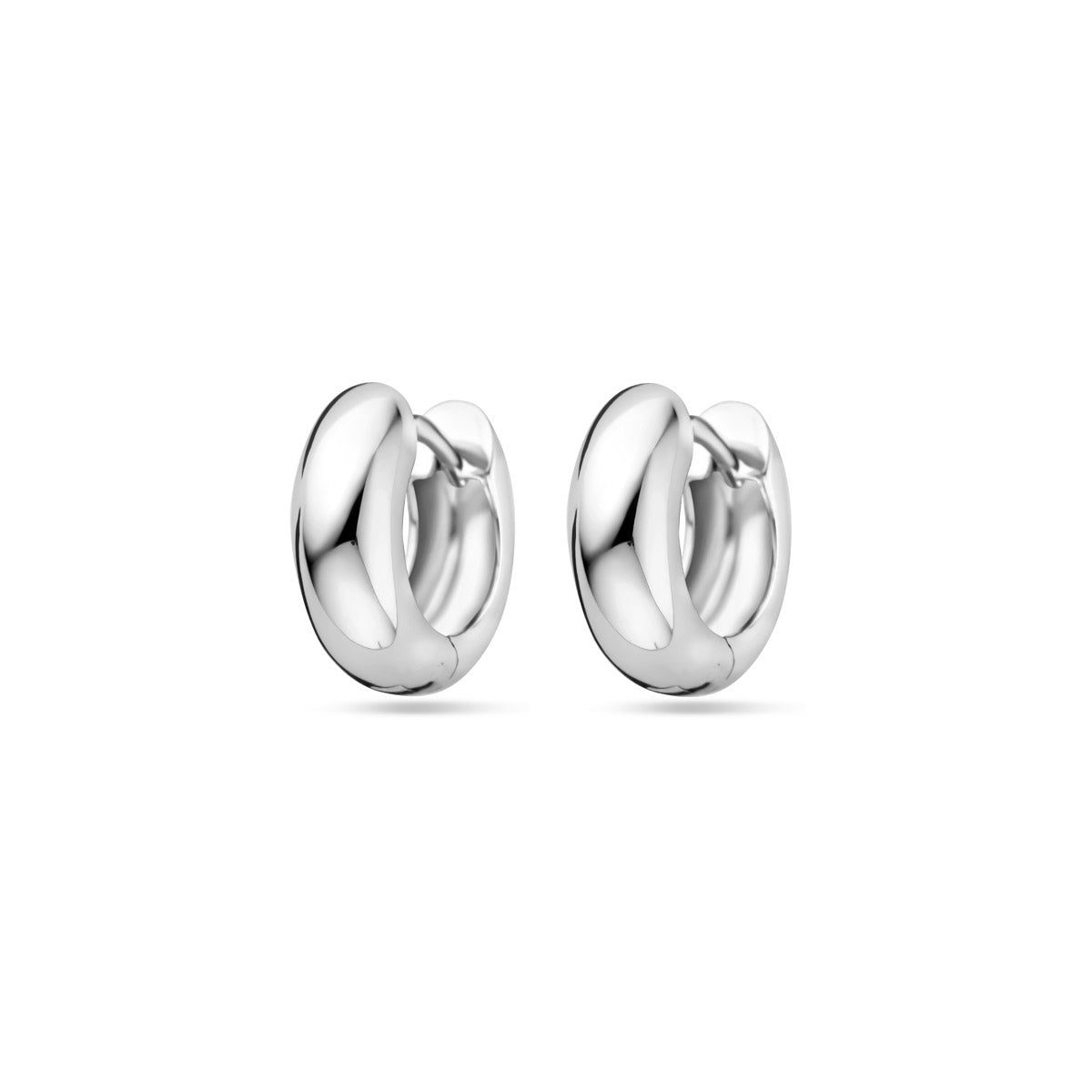 klapoorringen 13,5 mm zilver gerhodineerd