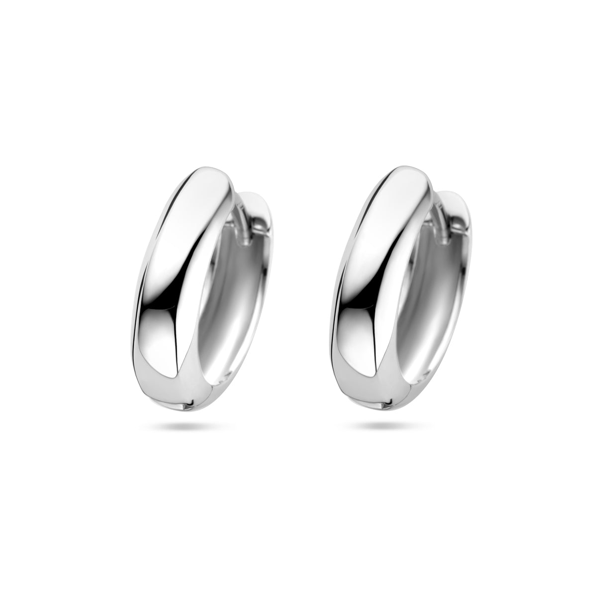 klapoorringen zilver gerhodineerd