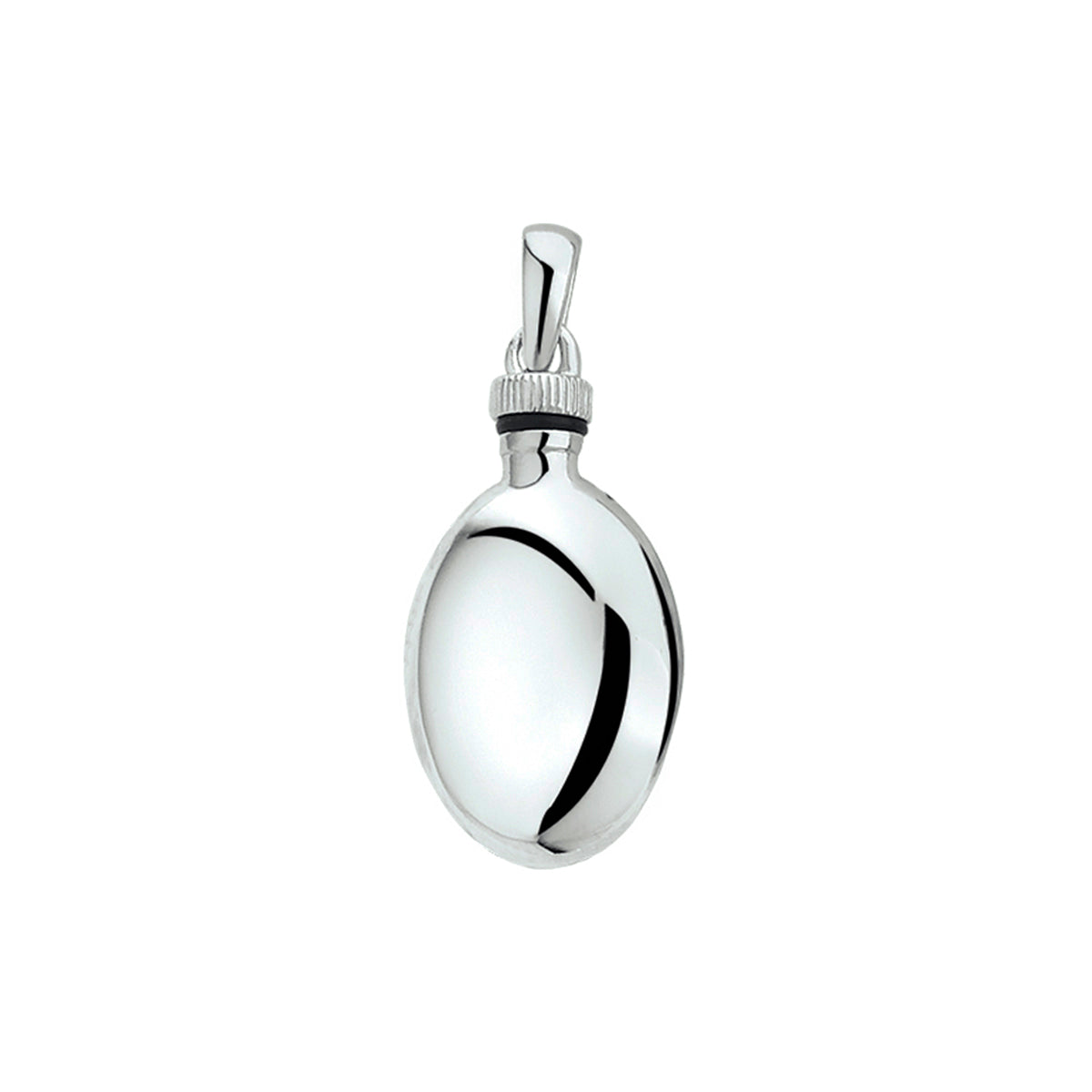 urnhanger 19,5 mm zilver gerhodineerd