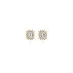 oorknoppen lab grown diamant 0.43ct (2x 0.215ct) f vs 6,5 mm 14K geelgoud