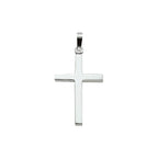 hanger kruis zilver wit