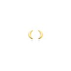 oorknoppen maan 5,5 mm 14K geelgoud