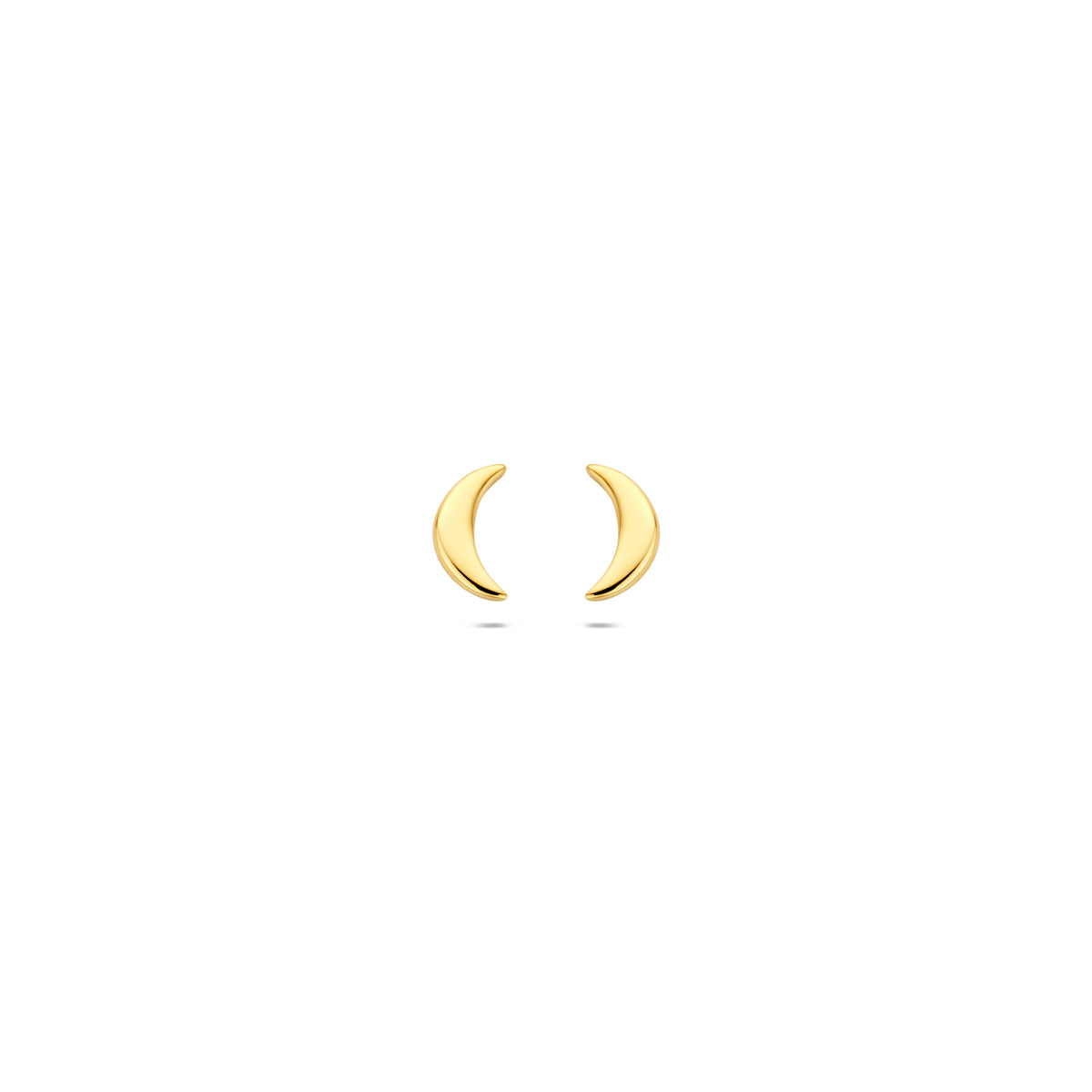 Ohrstecker Mond 5,5 mm 14K Gelbgold