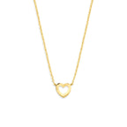 Halskette Herz 41 - 43 - 45 cm 14K Gelbgold
