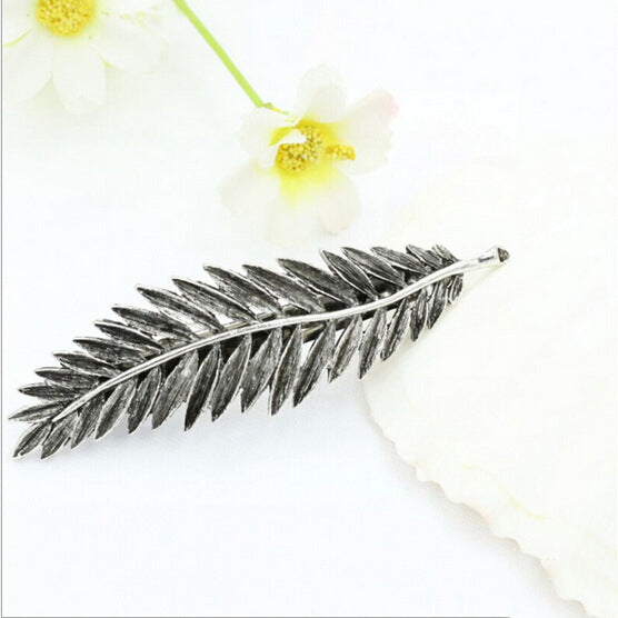 haarspeld in de vorm van een blad