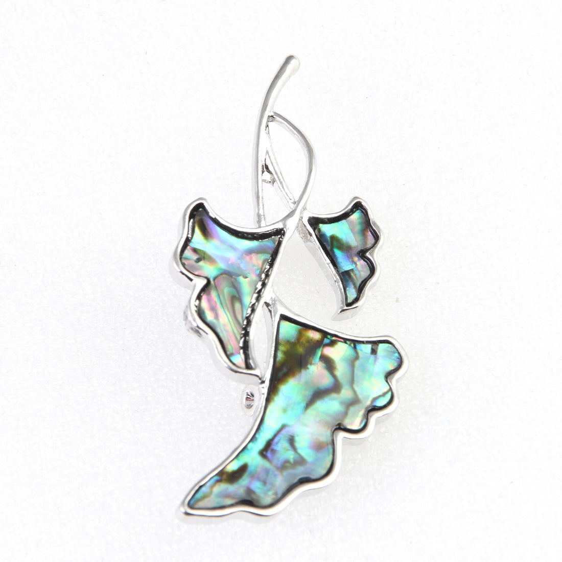 broche met parelmoer