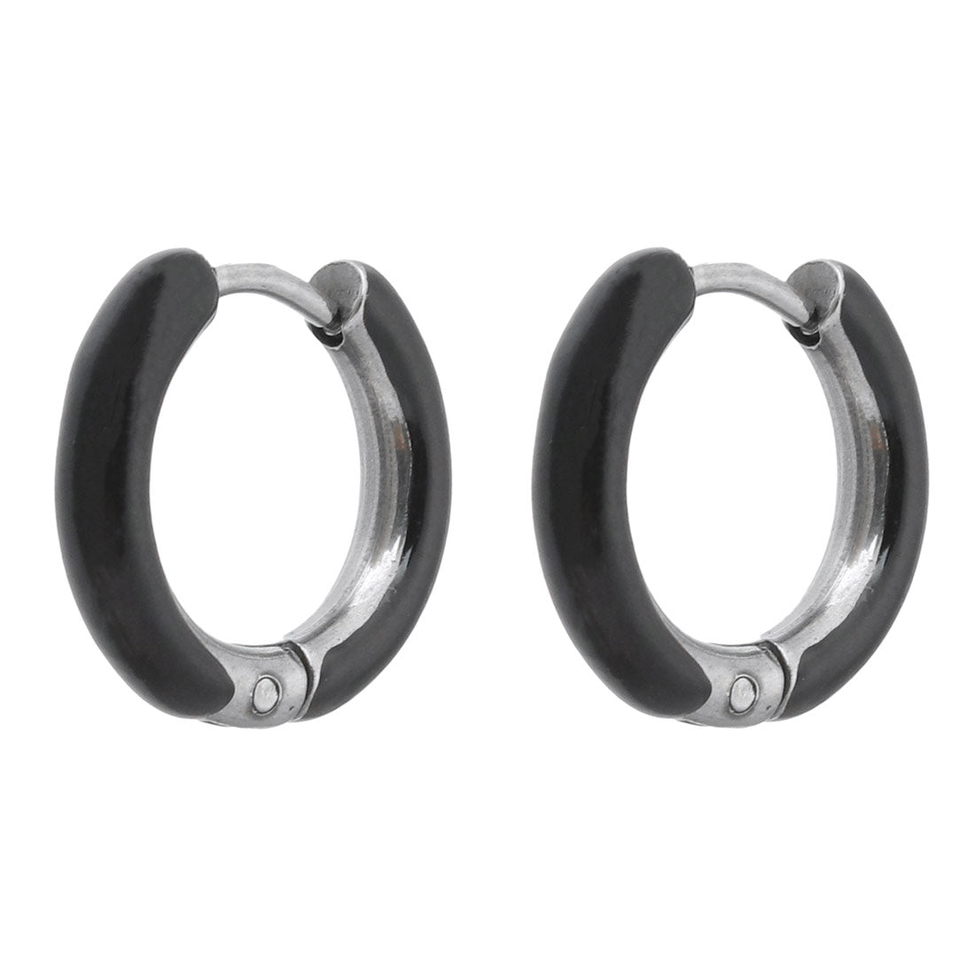 chirurgisch stalen oorringen met emaille