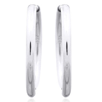 zilveren klapoorringen 20 mm